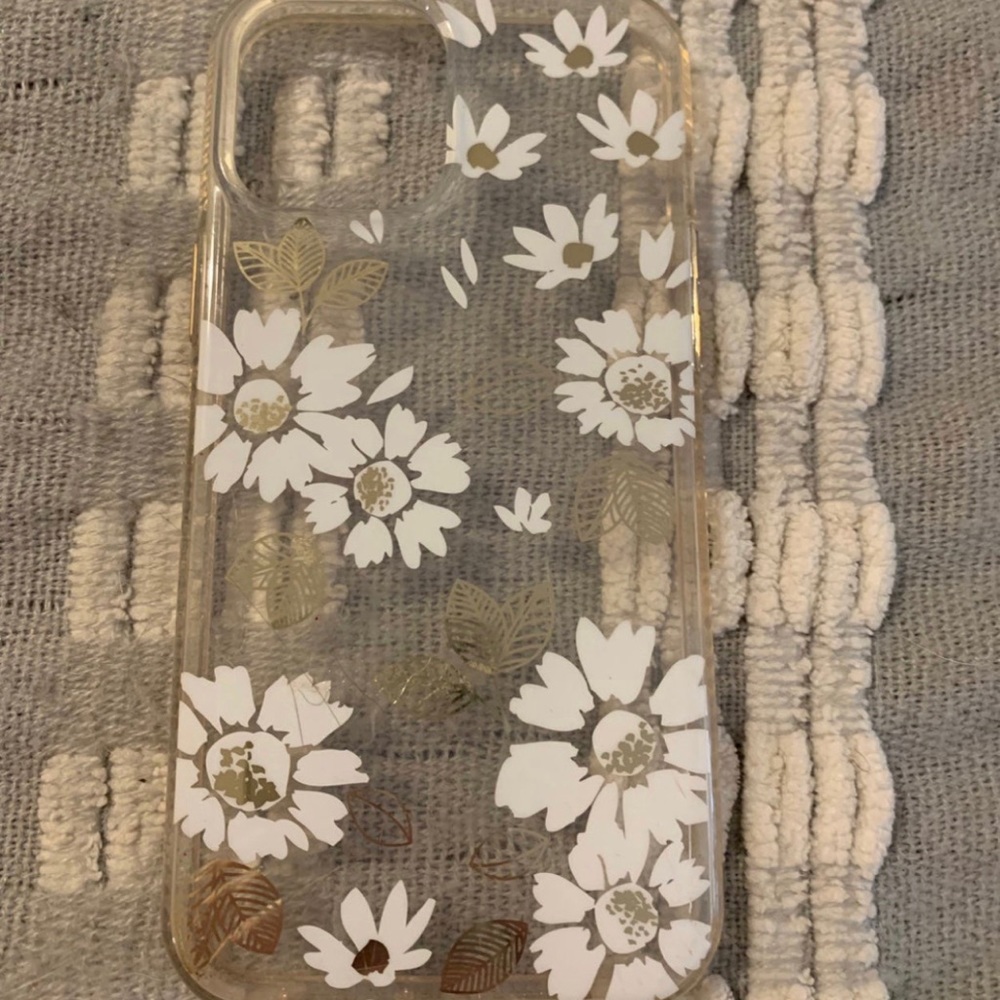 Clear flower phone case for iPhone 12 Pro Max
